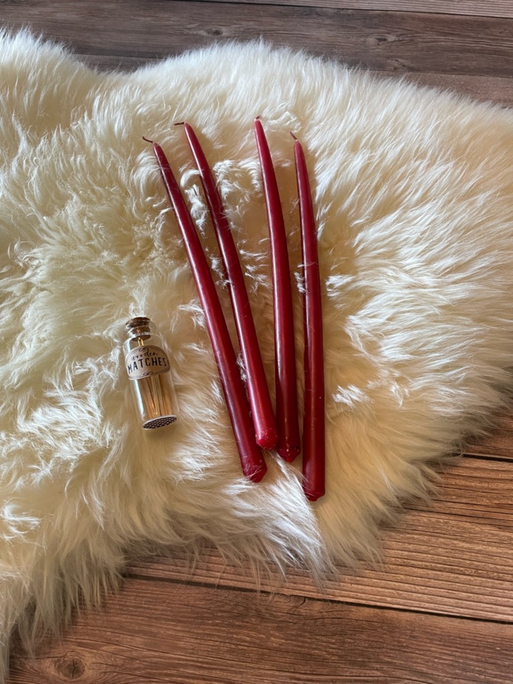 Vintage Willow Tapper Candles & matches